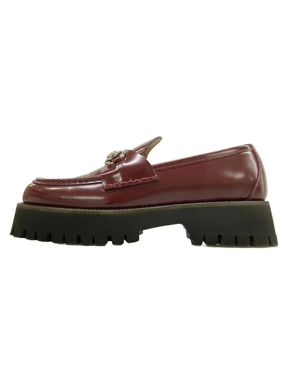 Gucci Bordeaux Leather Women's Shoes #285645G79B